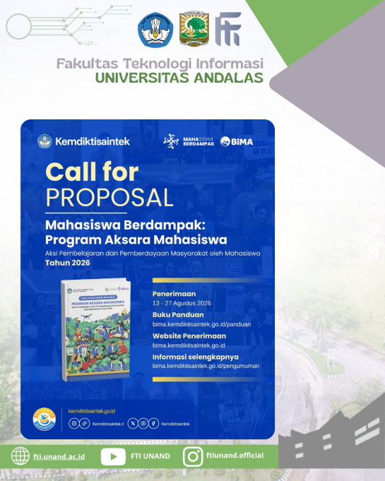 Call for Proposal : Program Aksara Mahasiswa Tahun 2026 Kolaborasi dosen dan mahasiswa