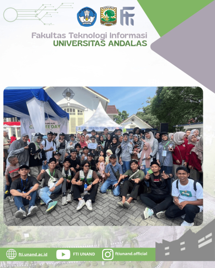 Semarak Car Free Day Dies Natalis Universitas Andalas ke-70, FTI berpartisipasi dalam stand