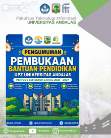 Penerimaan Beasiswa UPZ UNAND Periode Ganjil 2026/2027