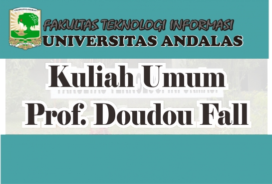 Kuliah Umum Bersama Prof. Doudou Fall dari NAIST Japan