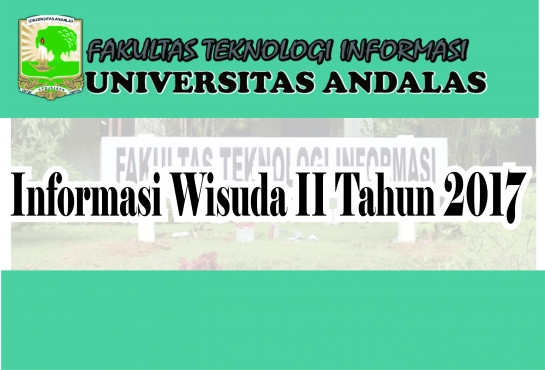 Informasi Wisuda II 2017