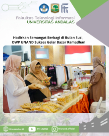 Hadirkan Semangat Berbagi di Bulan Suci, DWP UNAND Sukses Gelar Bazar Ramadhan