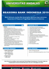 Seleksi Beasiswa Bank Indonesia 2019