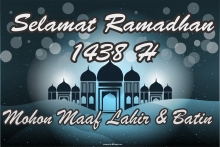 Selamat Ramadhan 1438 H