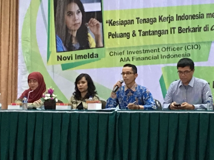FTI Unand mengadakan Kuliah Umum : PT. Pertamina, AIA Financial Indonesia, dan PT. Inamart