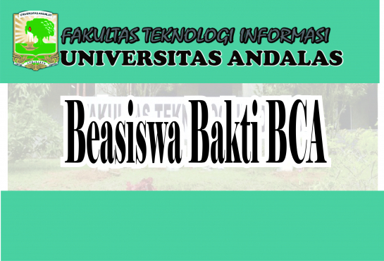 Beasiswa Bakti BCA