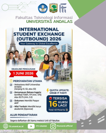 International Student Exchange (Outbound) 2026