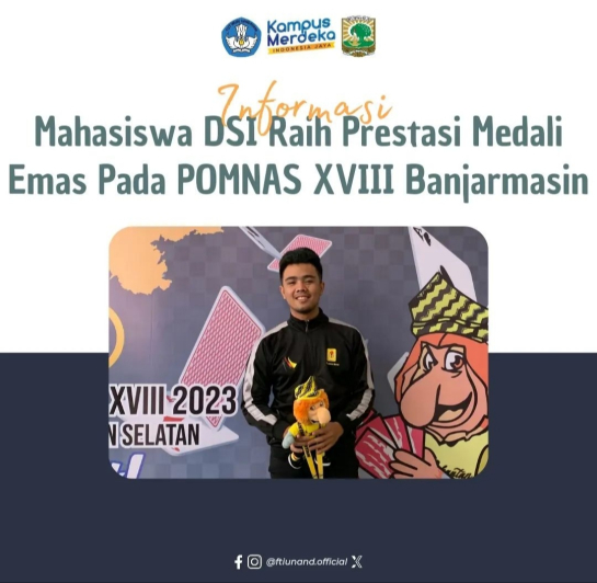 Selamat dan Sukses atas Capaian Prestasi Mahasiswa FTI pada Pekan Olahraga Mahasiswa Nasional (POMNAS) XVIII di Banjarmasin