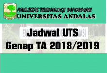Jadwal UTS Genap TA 2018/2019